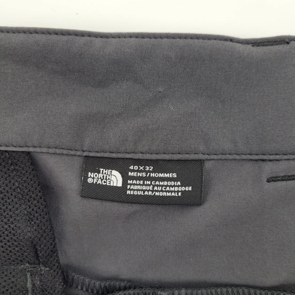 The North Face Convertible Pants 40x32‎ Gray Hiking Outdoor Mens